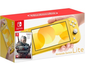 Nintendo Switch Lite Yellow + Игра The Witcher 3: Wild Hunt Complete Edition (русская версия)