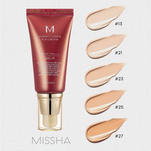 Missha BB крем Perfect Cover, SPF 42, 50 мл, оттенок: 21 light beige