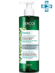 VICHY / DERCOS NUTRIENTS Detox Глубоко очищающий шампунь