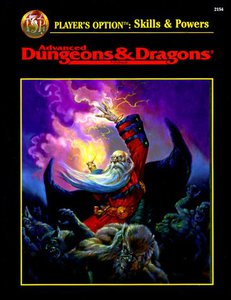 TSR 2154 - Player's Option: Skills & Powers (AD&D Fantasy Roleplaying Rulebook)