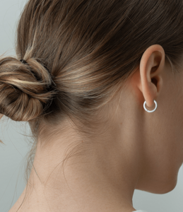 серьги  FLAT Hoops on Sumei