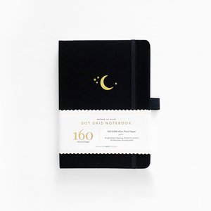 B5 Crescent Moon Dot Grid Notebook