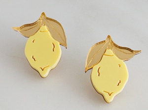 Серьги Mini Lemon Studs WOLF&MOON