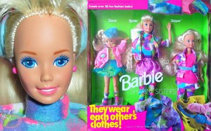 Sharing Sisters Barbie Gift Set 1991