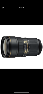 объектив AF-S NIKKOR 24-70 mm f/2.8E ED VR