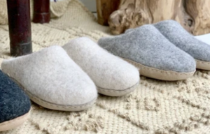 felted wool slippers