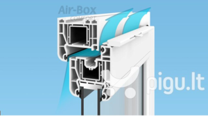 Оконный приточный клапан Air-Box Eco с фильтром