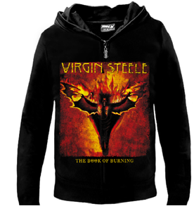 VIRGIN STEELE - THE BOOK OF BURNING HOODIE