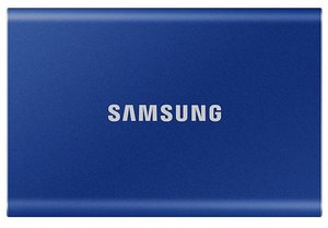 Внешний SSD Samsung T7 500 GB, синий