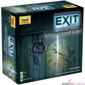 настольная игра Exit квест заброшенный дом