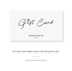 Goodafternine gift card