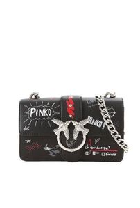 Сумка Pinko Love Mini Graffiti Shoulder Black