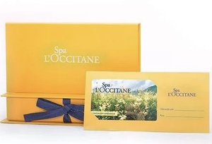 Сертификат в L Occitane.