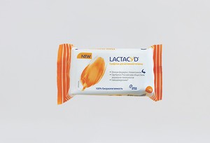 Lactacyd набор салфеток для интимной гигиены с молочной кислотой / интимные салфетки Лактацид 15шт, 3 упаковки