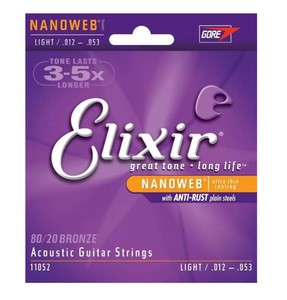 Струны для гитары Elixir 11052 NANOWEB