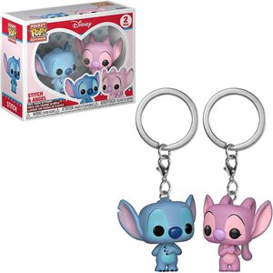 Funko Pop! Keychain: Stitch & Angel 2