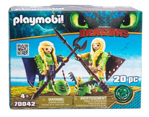 Конструктор PLAYMOBIL Забияка и Задирака в летном костюме 70042