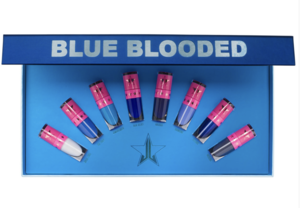 набор жидких матовых помад Jeffree Star  The Mini Blue Blood Bundle