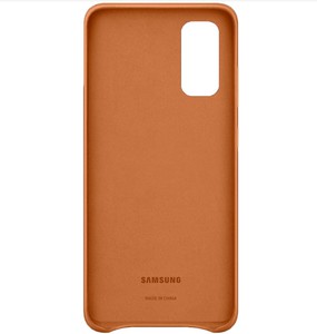 Чехол-крышка Samsung для Galaxy S20, кожа, коричневый