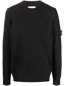 Stone Island Compass-patch knitted jumper