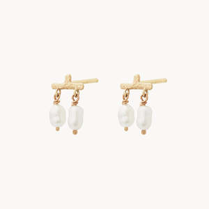 castanet pearl earrings