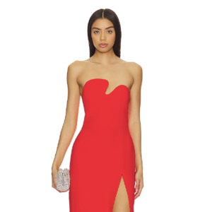 X REVOLVE Strapless Puzzle Gown  Amanda Uprichard brand: Amanda Uprichard