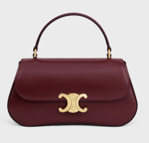 Teen Celine Lola bag in burgundy