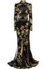 Roberto Cavalli Satin Brocade Dress