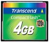 карта памяти Compact Flash Card 4GB 120X Transcend