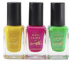 Neon Nail Paint in pink, green, yellow by Barry M