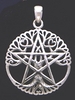 Dryad Designs   Cutout Tree Pentacle Pendant