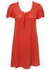 Top Shop Floaty Smock Dress. Red