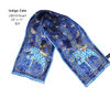 Indigo Cats Scarf - Laurel Burch©