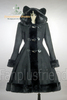 Cutie Gothic, Sweet Lolita: Bear Ears Hood Wool Coat