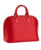 Epi leather Alma in red/blue by Louis Vuitton