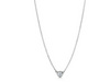 Tiffany Diamond Solitaire + platinum Pendant