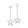 Star Link drop earrings