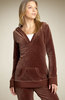 Zella Hooded Velour Pullover