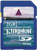 Карта памяти для фотоаппарата Kingston SD 2Gb SD/2GbCR