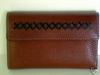 Ladies Brown Leather black wallet purse Women Gift LBX