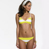 J.Crew Bright-stripe french top & lowrider bikini