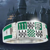 The Sterling Silver Slytherin House Ring