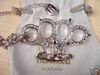 Vivienne Westwood Diamante Knuckle ORB Necklace