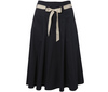 Cotton slot through skirt