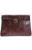 Croco Large Clutch