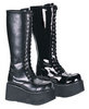 Platform 17 Eyelet Knee Boots