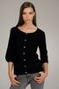 Black Smock Sweater Cardigan