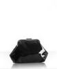 black patent small frame clutch