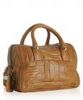 tan lambskin 'Patchwork' satchel