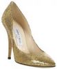 gold metallic python 'Sweden' pumps